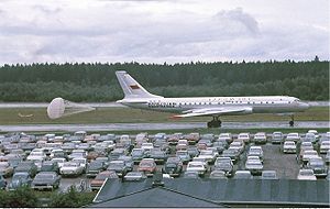 ТУ-104B в Арланде, июль 1968