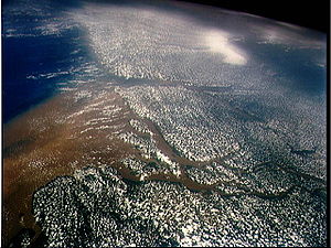 300px Amazon river delta NASA