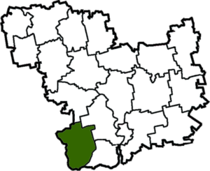 Березанский район на карте