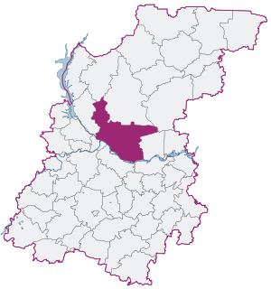 Городской округ город Бор на карте