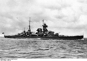 «Адмирал Хиппер» в 1939 году