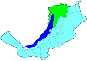 Северобайкальский район на карте