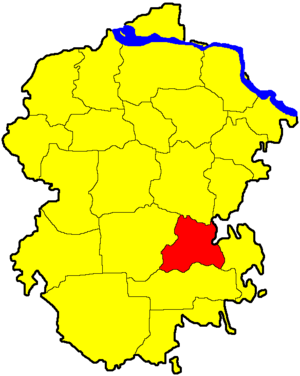 Комсомольский район на карте
