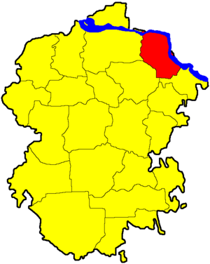 Мариинско-Посадский район на карте