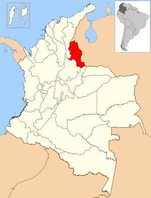 Норте-де-Сантандер (Северный Сантандер) на карте