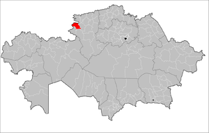 Денисовский район на карте