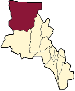 Департамент Антофагаста-де-ла-Сьерра на карте