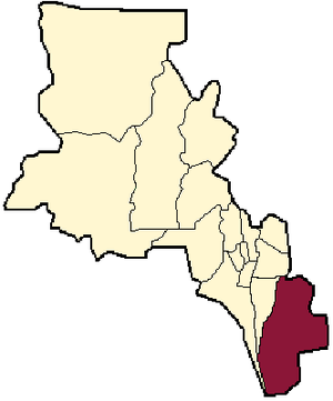 Департамент Ла-Пас на карте