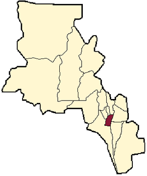 Департамент Валье-Вьехо на карте