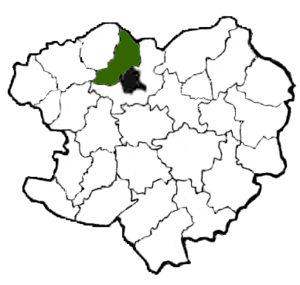 Дергачёвский район на карте