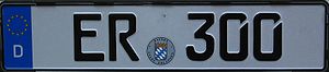 Deutsches Kfz-Kennzeichen für Behördenfahrzeuge (Nummernbereich 3).jpg