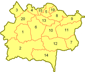 Восточно-Казахстанская область, карта