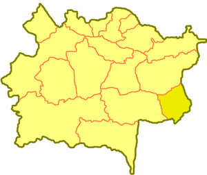 Зайсанский район, карта