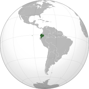 Ecuador (orthographic projection).svg
