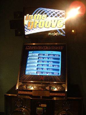 Внешний вид танцевальных платформ In the Groove, скриншот экрана игры