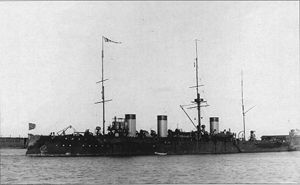Русский крейсер «Изумруд»