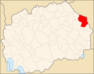 Община Делчево на карте