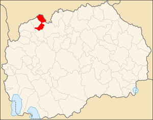 Община Егуновце на карте