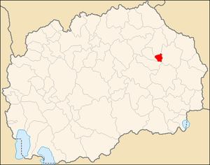 Община Зрновци на карте