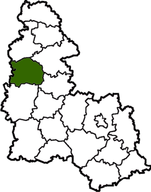 Кролевецкий район на карте