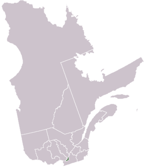 Монреаль на карте