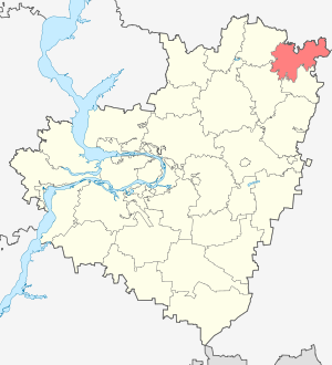 Location Of Klyavlinsky District (Samara Oblast).svg