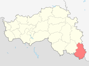 Ровеньской район на карте