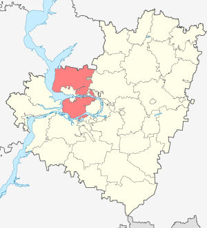 Ставропольский район на карте