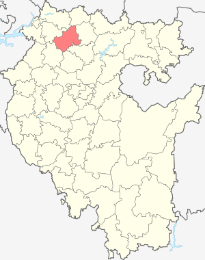 Бураевский район на карте