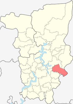 Лысьвенский городской округ на карте