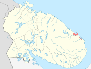 Городской округ ЗАТО город Островной на карте