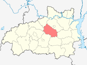 Родниковский район на карте