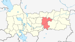 Тотемский муниципальный район на карте