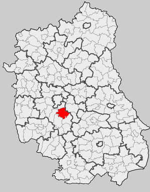 Гмина Яблонна (Люблинский повят) на карте