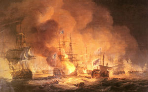 Томас Луни, Битва у Нила 1 августа 1798 г. в 10 часов вечера