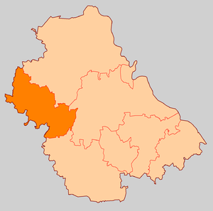 Любегощинское сельское поселение на карте