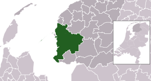 Зёйдвест Фрисланд, карта