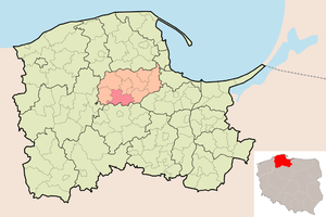 Гмина Стенжица (Картузский повят) на карте