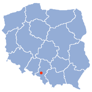 Гмина Пильховице, карта