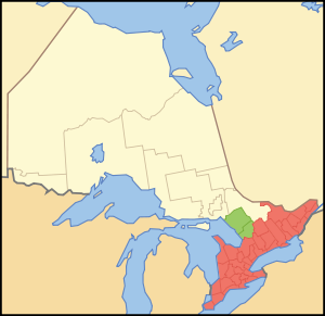 Map of Ontario SOUTHERN.svg