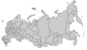 Республика Ингушетия на карте России