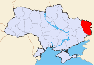 300px Map of Ukraine political simple Oblast Luhansk