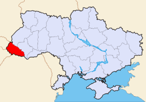 300px Map of Ukraine political simple Oblast Transkarpatien