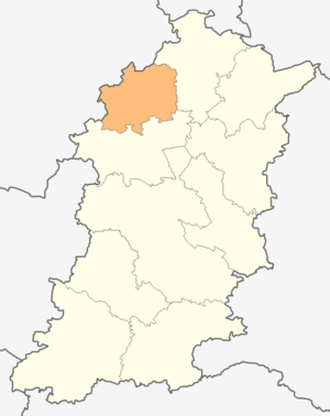 Община Венец, карта
