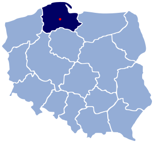 Гмина Стара-Кишева, карта