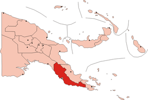 Центральная провинция, карта