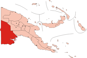 Западная провинция, карта