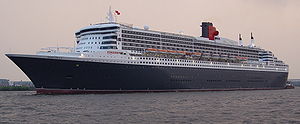 Queen Mary 2 в Гамбурге