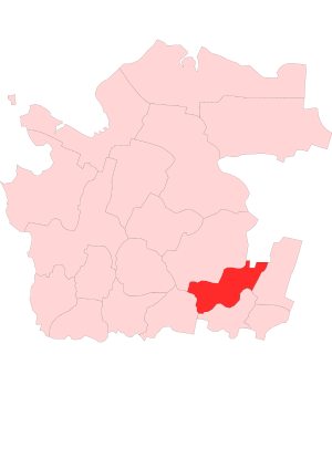 Красноборский муниципальный район на карте