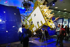 Russian Navigation Spacecraft Glonass K1 at CeBIT.jpg
